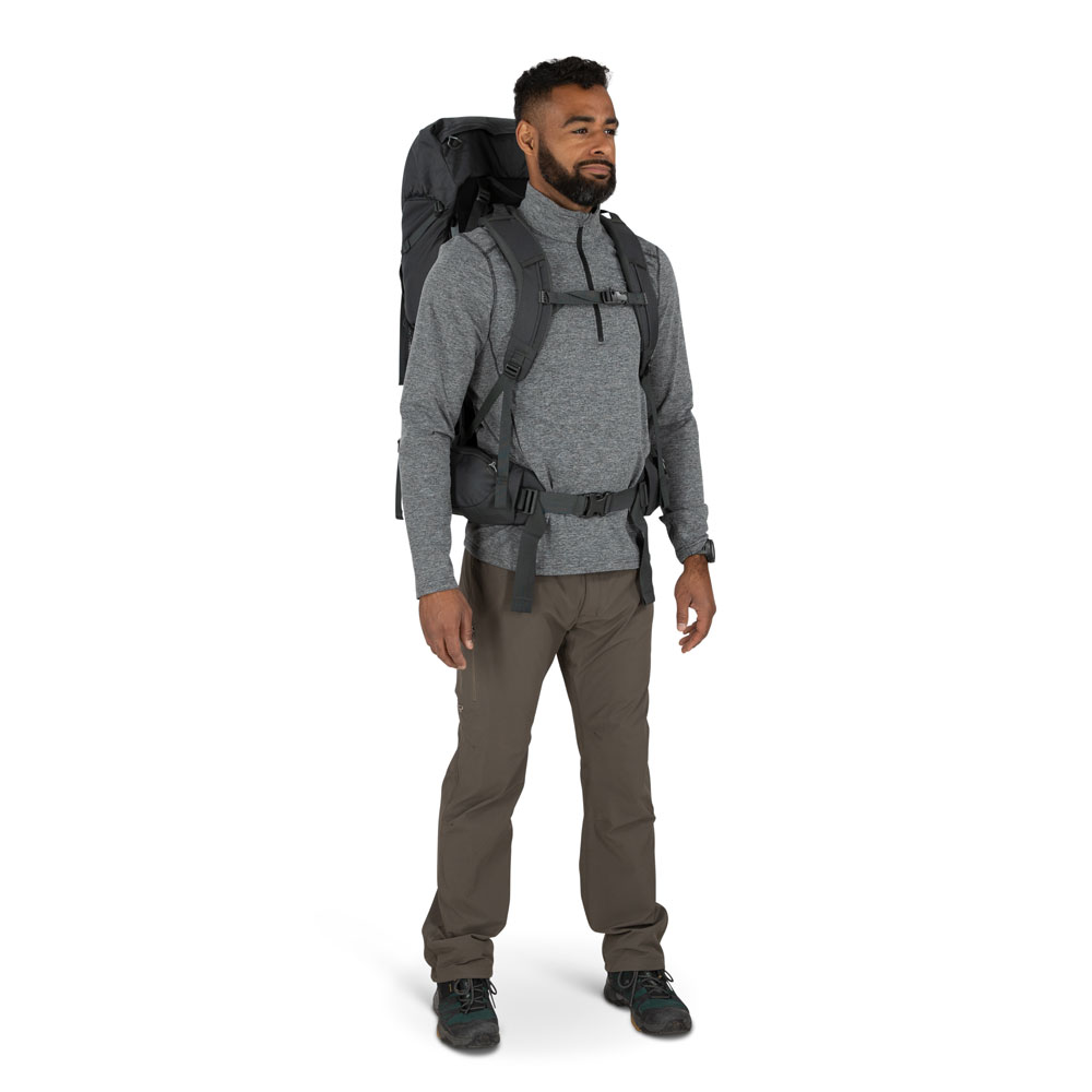 Lätt vandringsryggsäck - OSPREY Rook 50 Charcoal - 6