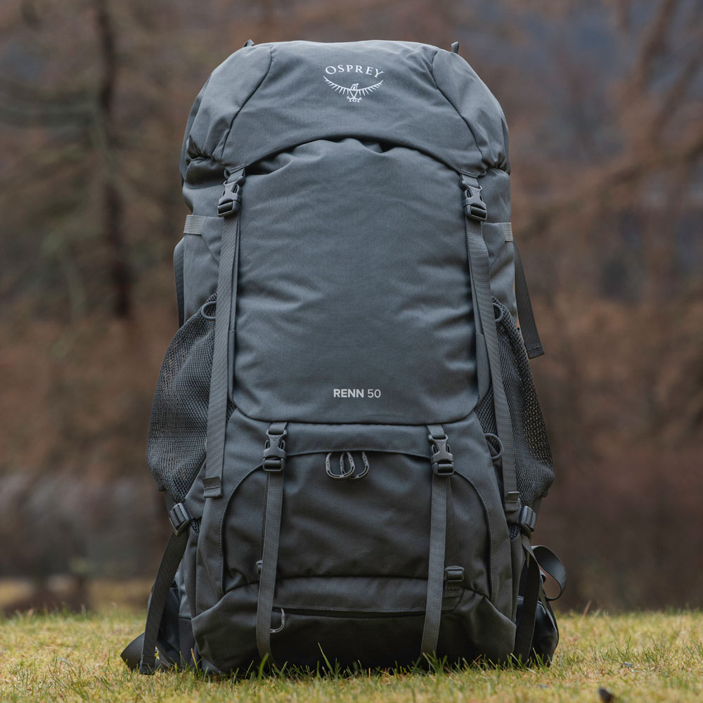 Lätt vandringsryggsäck - OSPREY Renn 50 Charcoal - 4