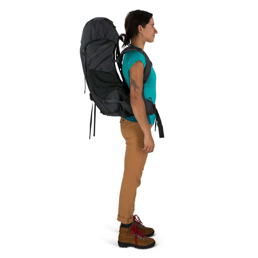 Lätt vandringsryggsäck - OSPREY Renn 50 Charcoal - 6