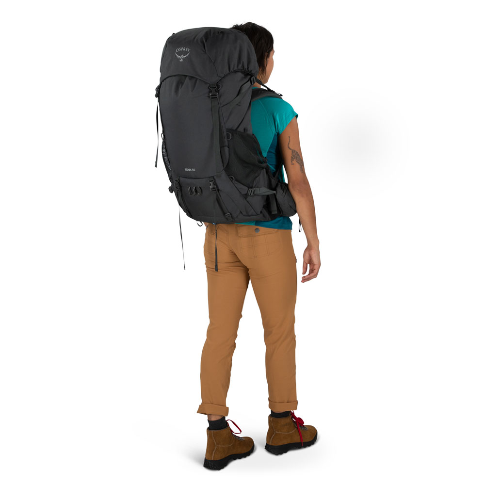 Lätt vandringsryggsäck - OSPREY Renn 50 Charcoal - 5