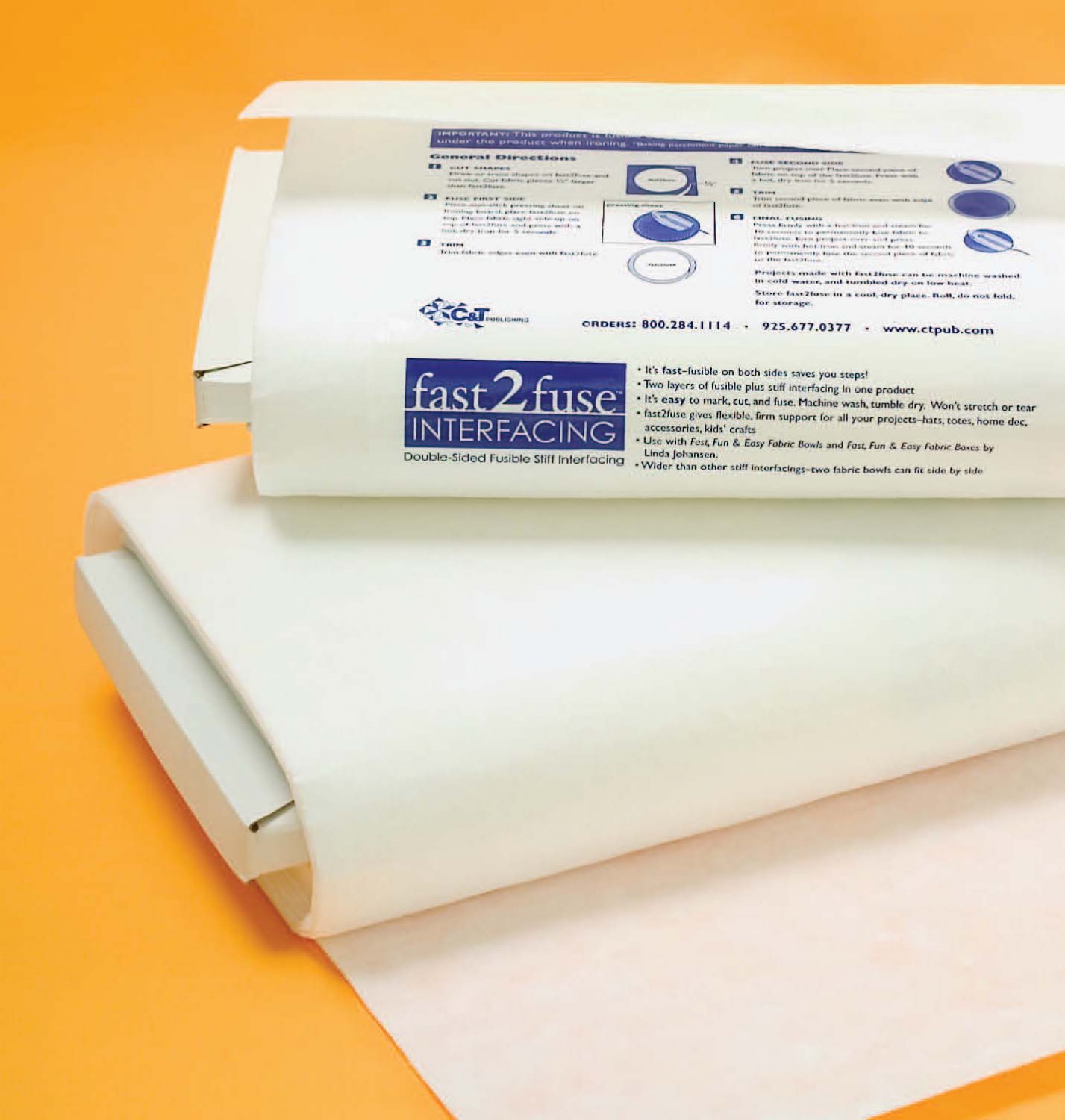 Fast 2 Fuse Medium Interfacing, 20in (50 cm) bred, metervara