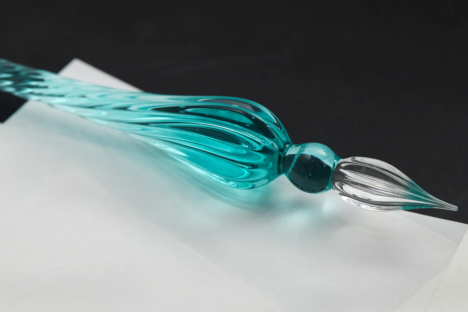 J.Herbin Glaspenna 18 cm - Blå - 12