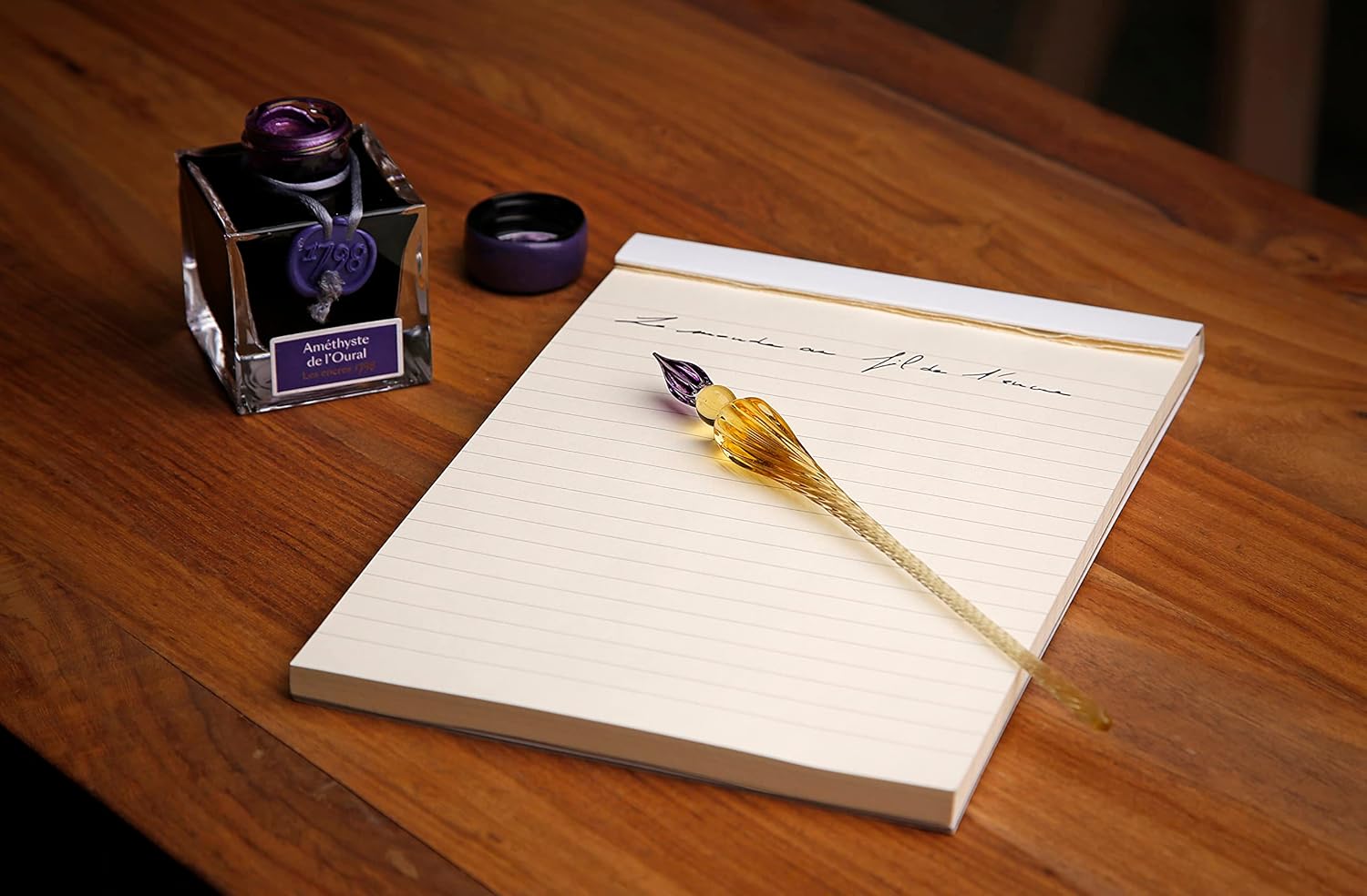 J.Herbin Glaspenna 18 cm - Blå - 15