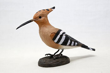 Eurasian hoopoe Wood 24x16 cm
