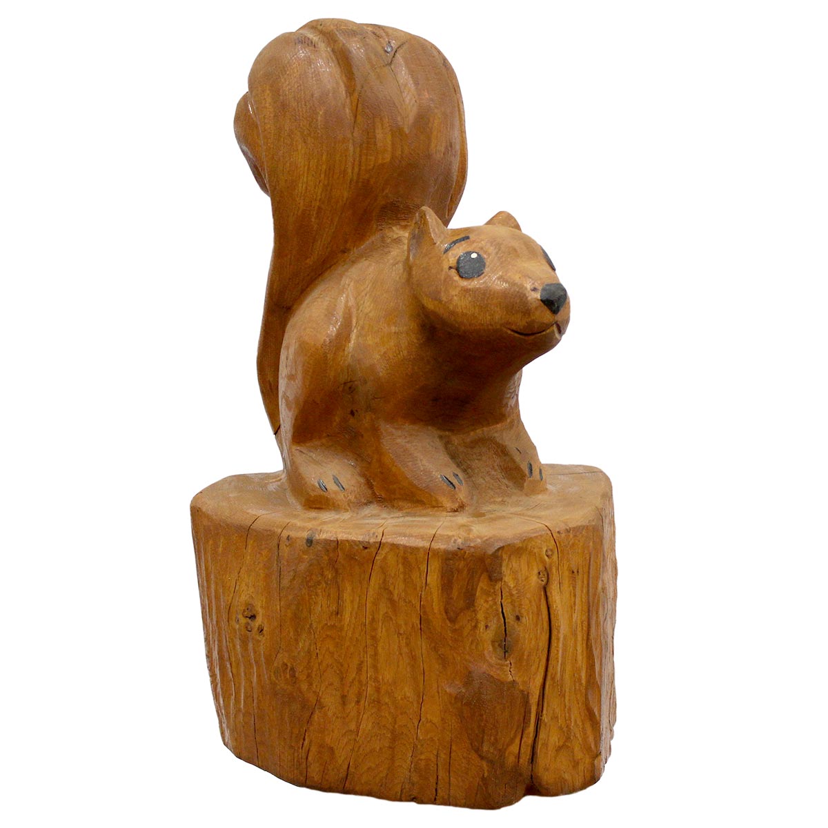Treskulptur Ekorn eventyr - 4