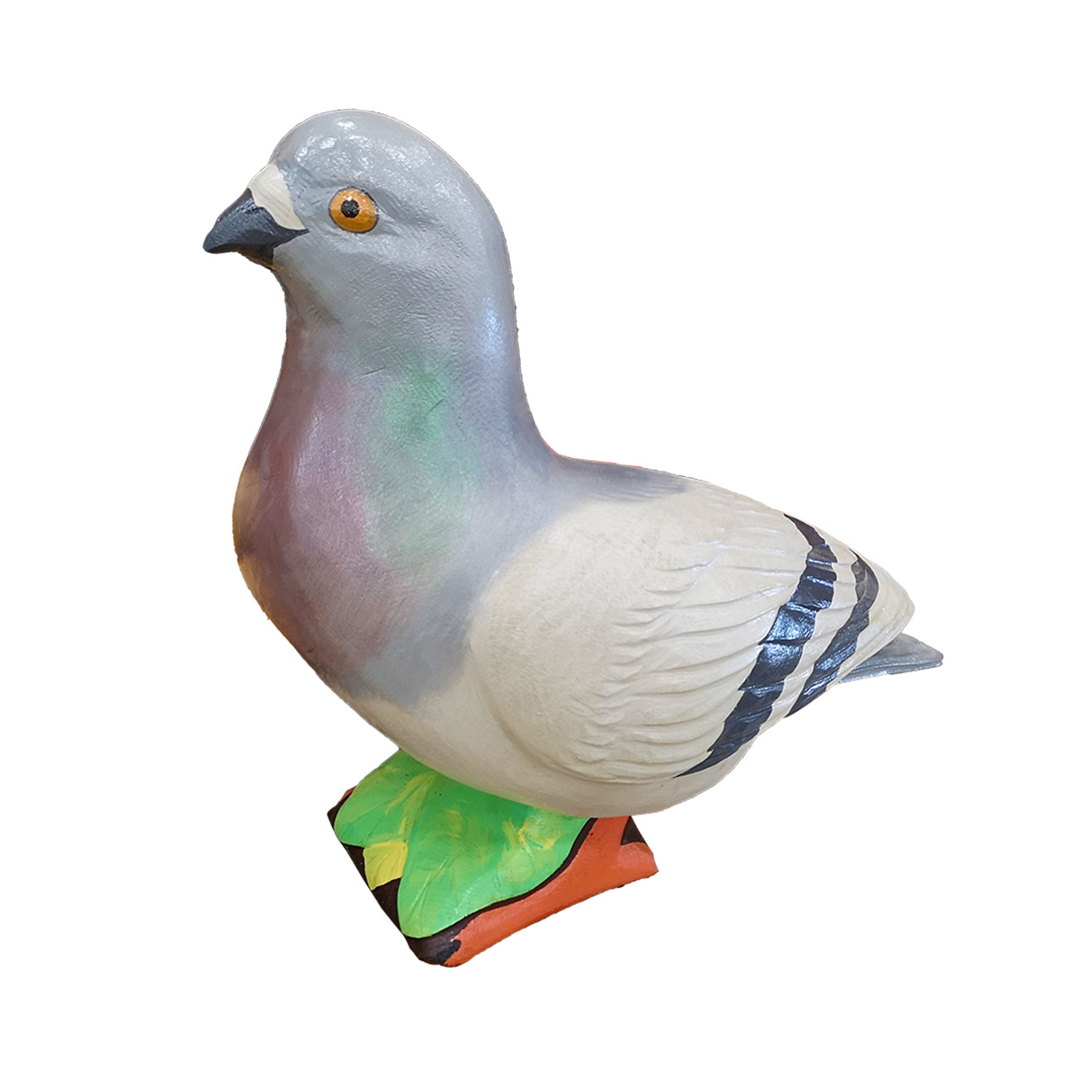Träskulptur Duva