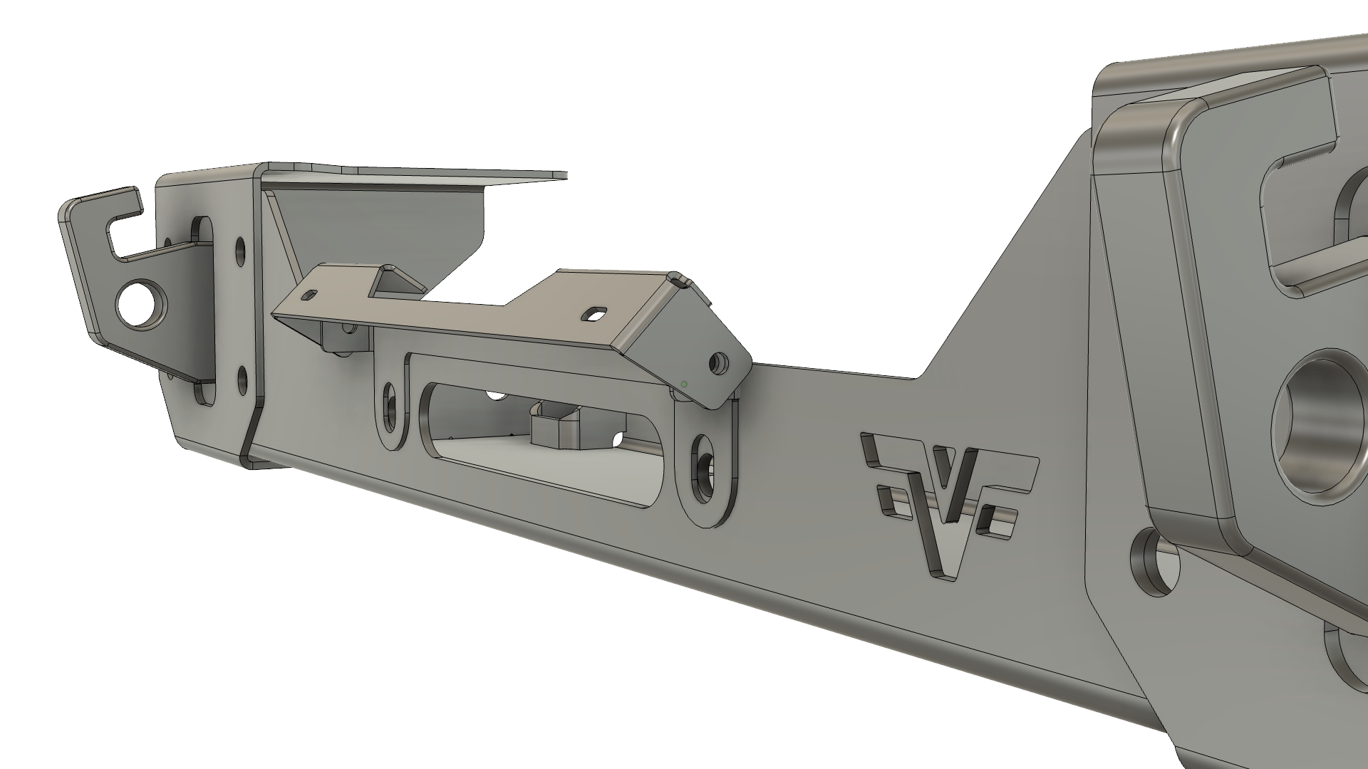 Falken Fabrication Flip-up License Plate Holder - 2