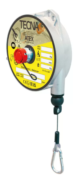 Balansblock fjäderretur med spärrfunktion 9350AX / Maxlast: 10-14 kg