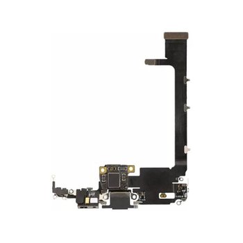 Original iPhone 11 Pro Max Laddkontakt  - Grå