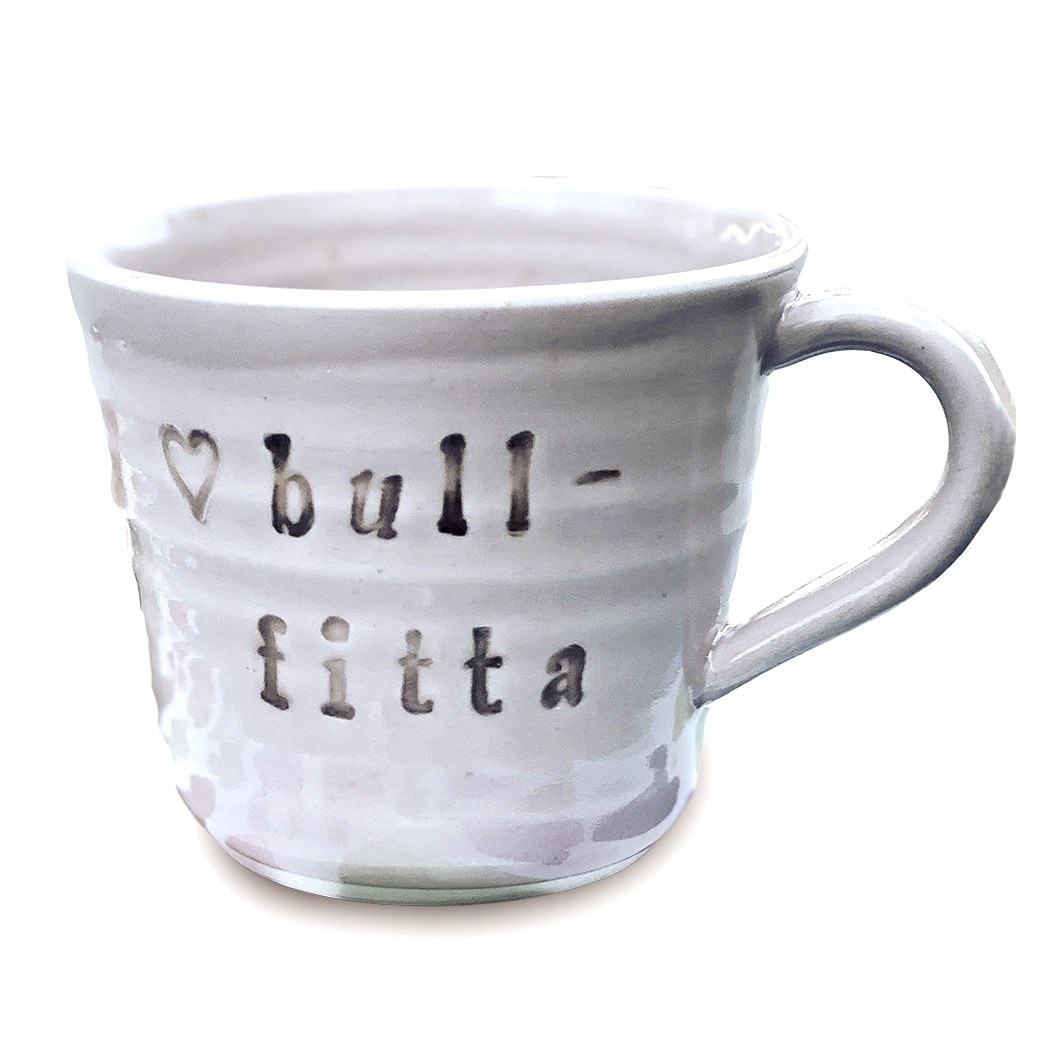 Mugg /bullfitta / Rosa