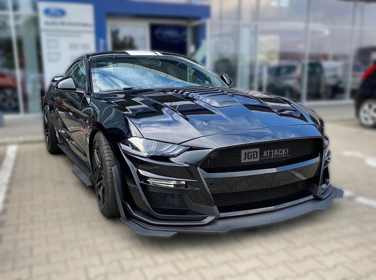 GT500 Style Stötfångare Fram (MUSTANG 18-20 EcoBoost, GT) - 3