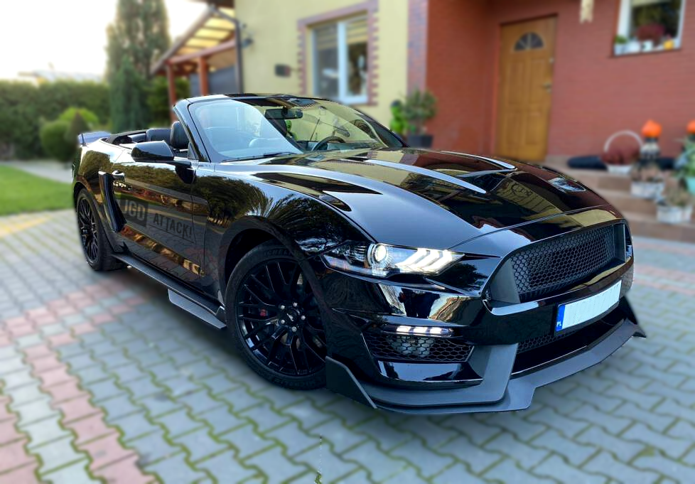GT350 Style Stötfångare Fram(FORD MUSTANG 2018-2020 EcoBoost, GT) - 7