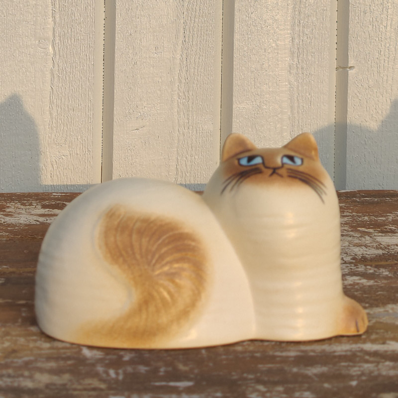 Maj vit-brun katt av Lisa Larson - 2