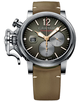 2CVDS.C02A Graham 1695 Chronofighter Grand Vintage 47 mm Brun