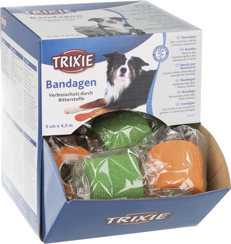 Trixie Bitter Bandagebinda Självhäftande 5cm x 4,5 Meter  - 8