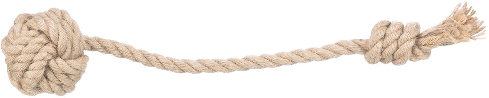 Trixie Hampa/Bomulls Rep Med Boll Ø 5x33cm Natur - 2
