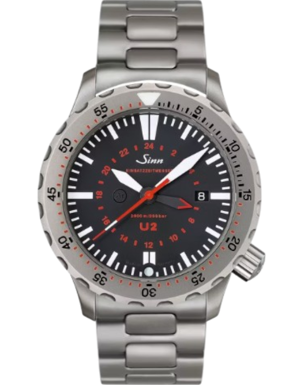 1020.030 Sinn U2 Tegimenterad H-länk