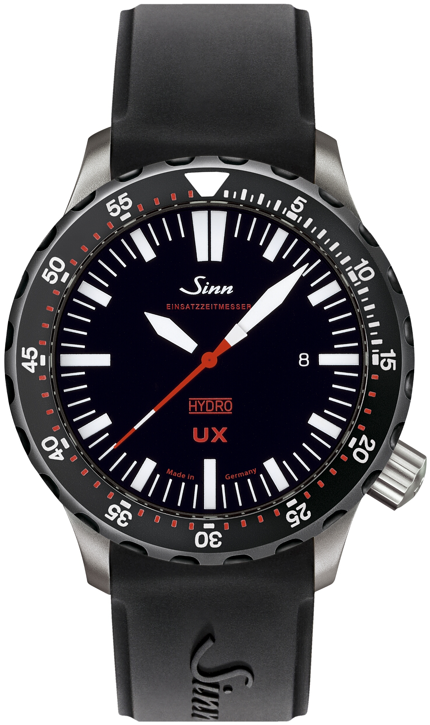 Sinn 403.080 Sinn UX SDR Tegimenterad integrerat silikonband med viklås