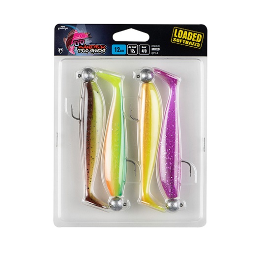 Fox Rage UV Zander Pro Shads Loaded Lure