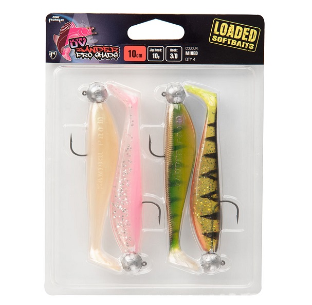 Fox Rage UV Zander Pro Shads Loaded Lure - 2