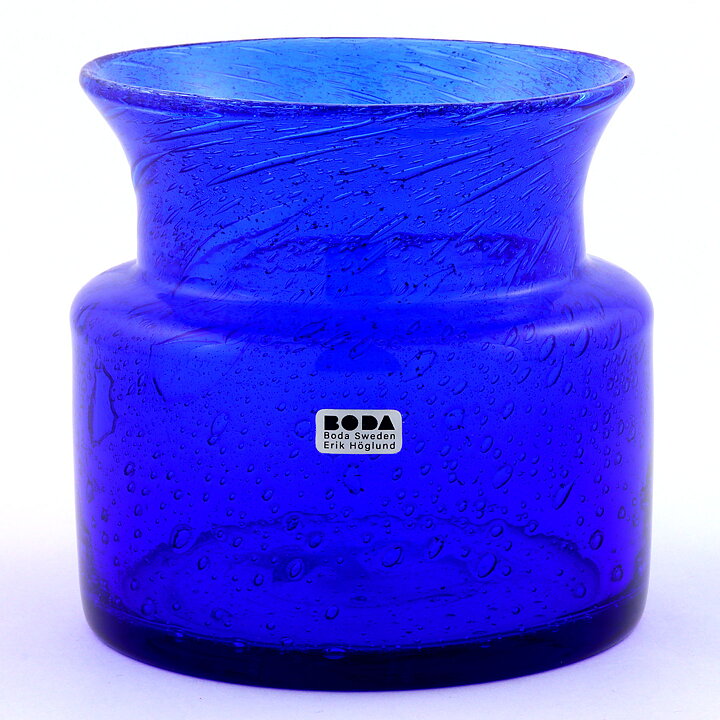 エリック・ホグラン  青いボトル型の花瓶  Vase  (10cm)  1950年代 H961