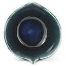 Stig Lindberg (Azur 1958) Blue Leaf Bowl 16/8 cm
