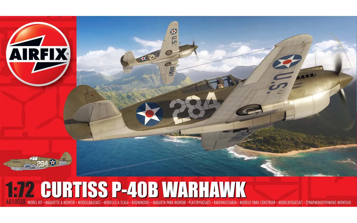 Curtiss P-40B Warhawk 1/72