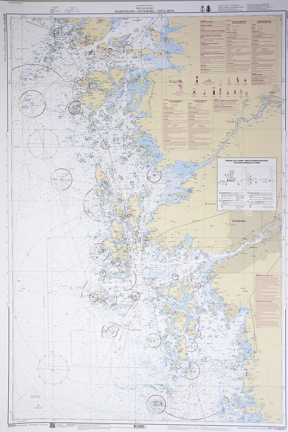 Marstrand-Gothenburg-Tistlarna Chart 112x77 cm - 2