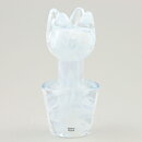 Ulrica Hydman Vallien (Flower Power 2007) White Tulip Sculpture 17 cm