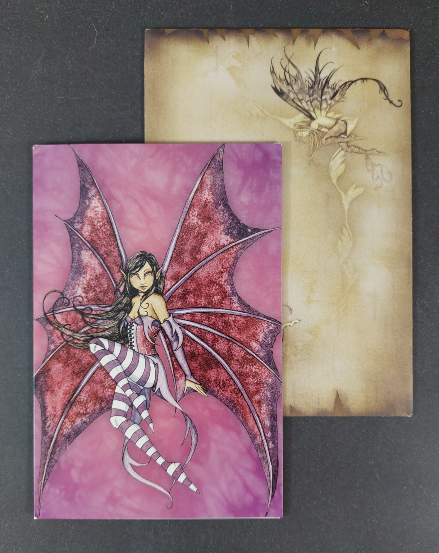 Vykort med Kuvert - Amy Brown, "Dragon Wings II"