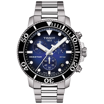 T120.417.11.041.01 Tissot Seastar 1000 Chronograph 45,5 blå