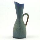 Carl-Harry Stålhane (SVM 1958) Blue Hourglass Vase with Handle 18 cm
