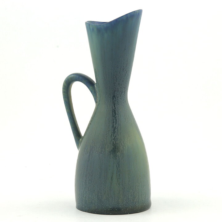 カールハリー・スタルハーネ  青緑色の花瓶 Vase　SVMシリーズ  18cm  1958年