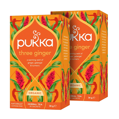 Pukka Three Ginger Te EKO - 20 tepåsar - 2