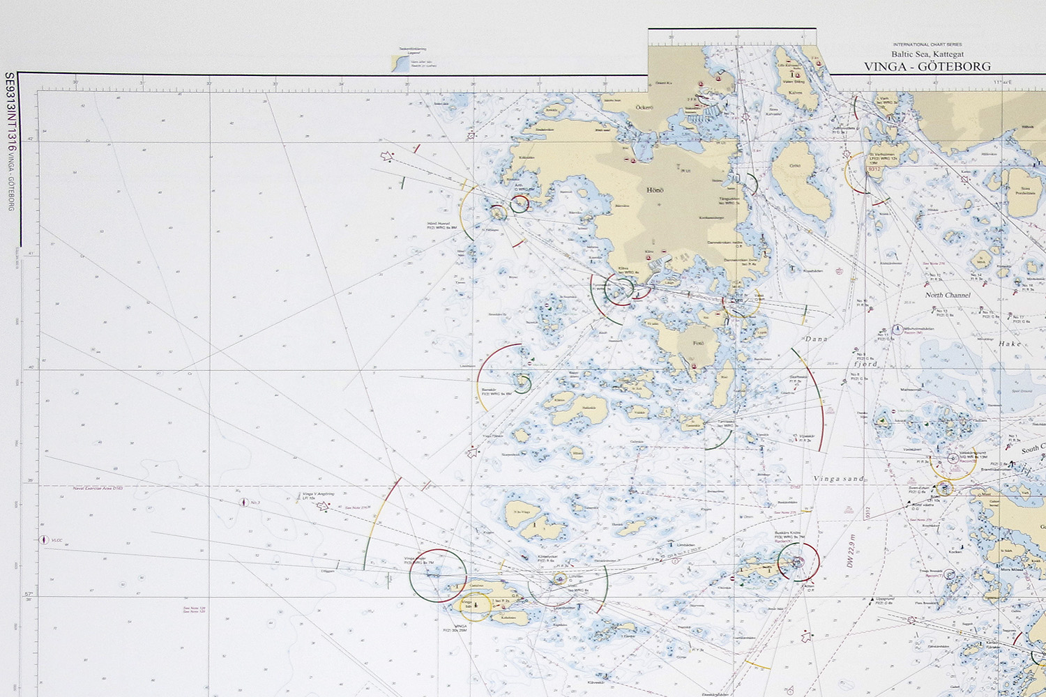 Vinga-Gothenburg Chart 77x112 cm - 2