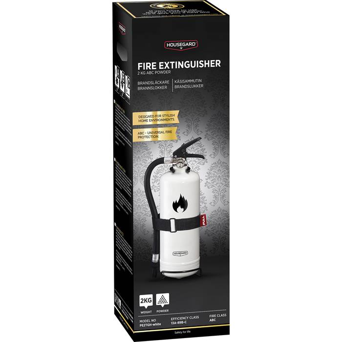 Pulversläckare 2KG Vit - 2