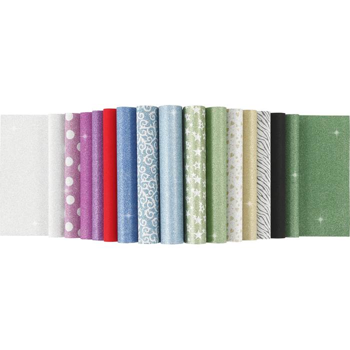 Papper glitter A4 150g 30/fp - 2