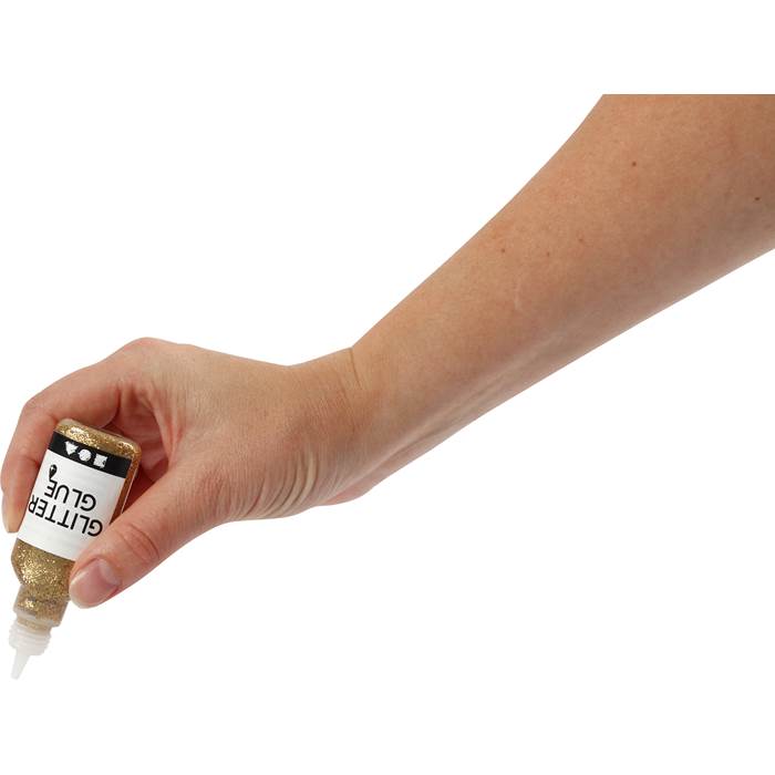 Glitterlim 25ml guld - 3