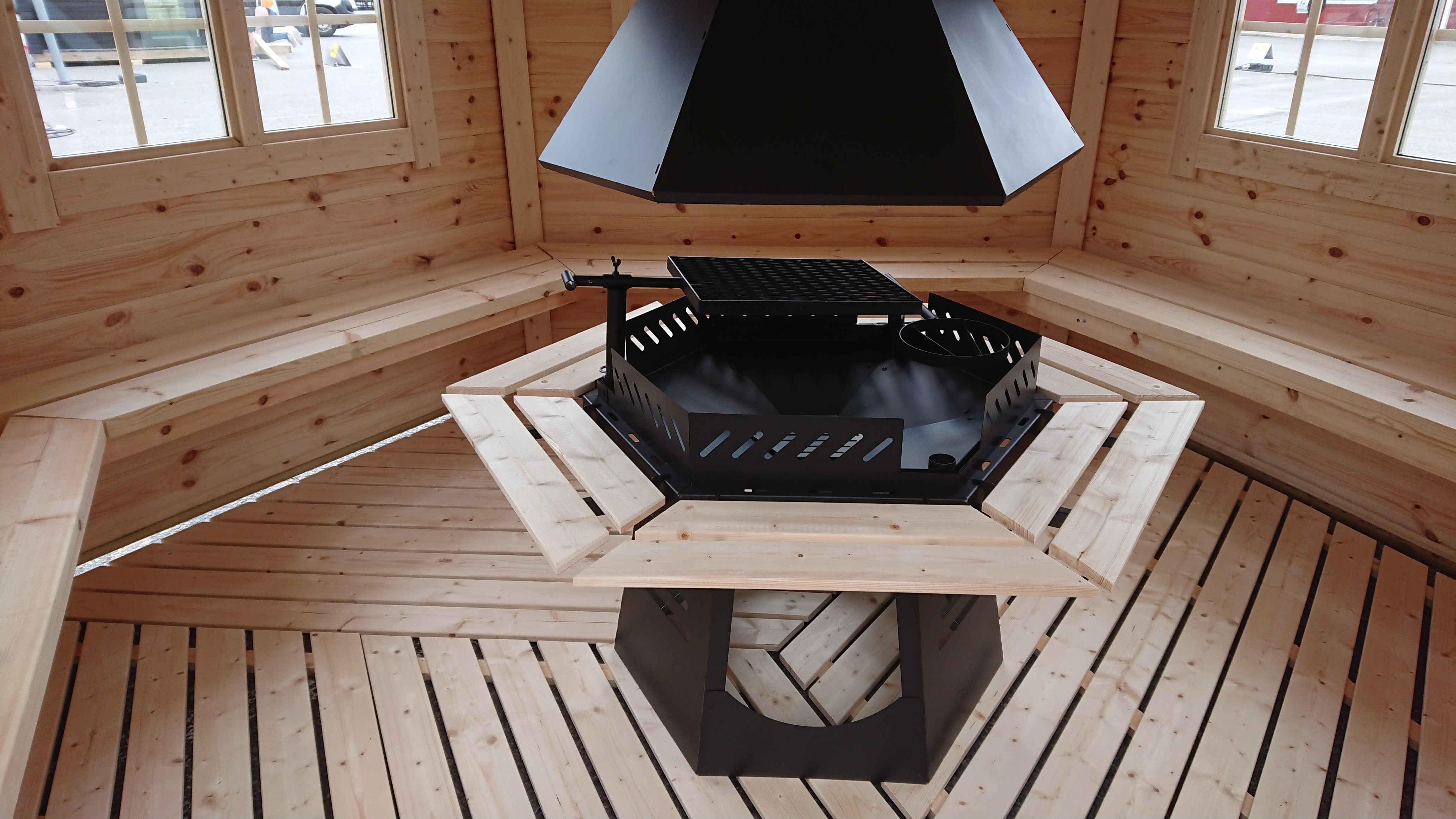 GRILLIKOTA M 9,2M² Puolipyöreästä hirrestä - 4