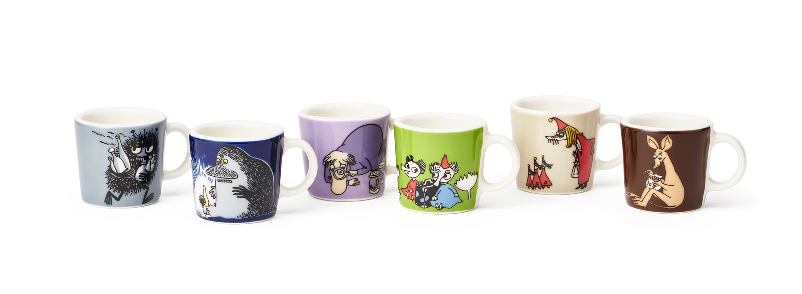Arabia Number two Classic MINI Moomin Mugs - 6-pack