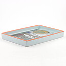 Stig Lindberg (Karneval 1958) Rectangular Wall Plaque with Tree and Bird Cage Decor 31 cm