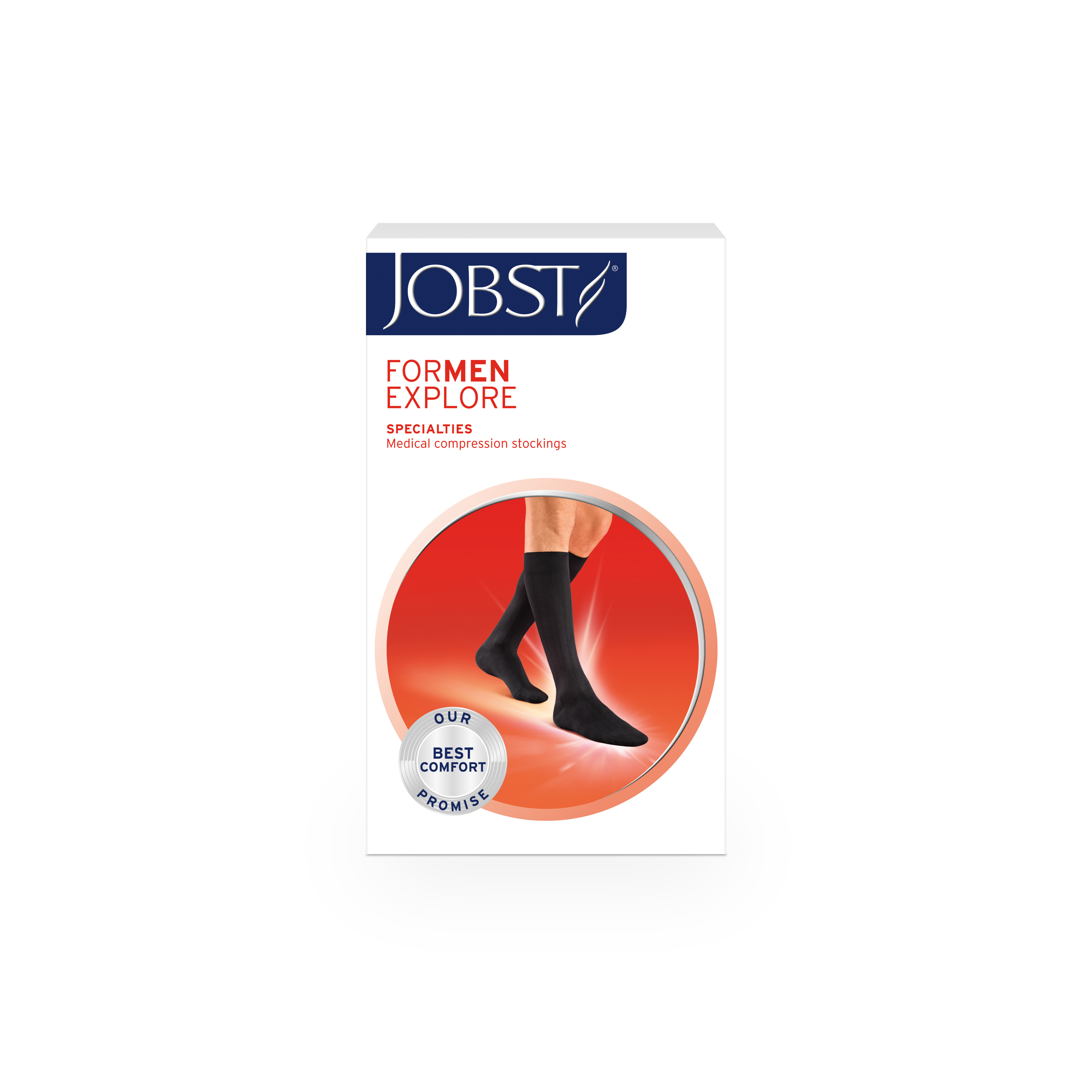JOBST ForMen Explore (RAL)  knæstrømper klasse 2 - 6