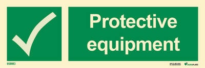 IMO sign "Protective equipment" - IMPA 33.4174