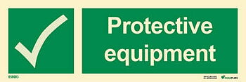 IMO sign "Protective equipment" - IMPA 33.4174