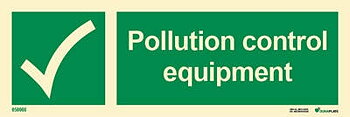 IMO sign "Pollution control equipment" - IMPA 33.4181