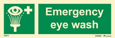 IMO sign "Emergency eye wash" - IMPA 33.4177