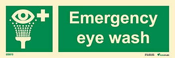 IMO sign "Emergency eye wash" - IMPA 33.4177