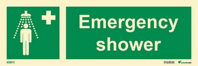 IMO sign "Emergency shower" - IMPA 33.4176