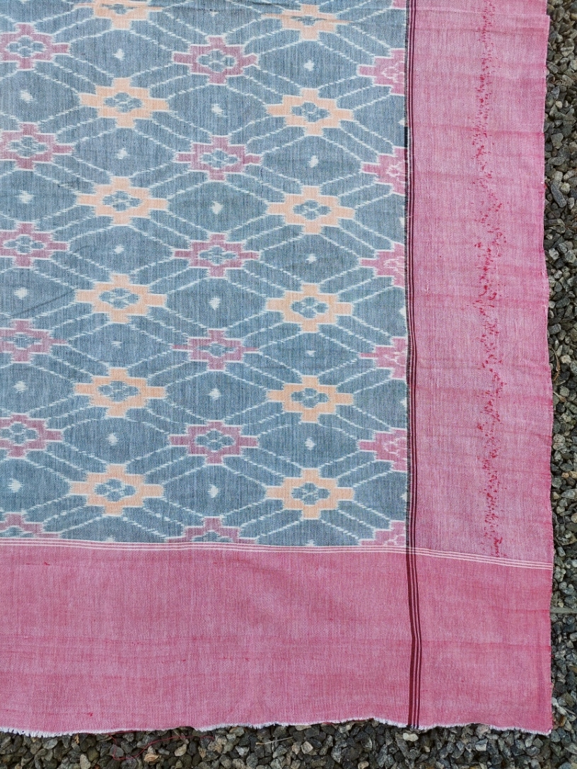 Handvävt Tyg - Ikat - 2
