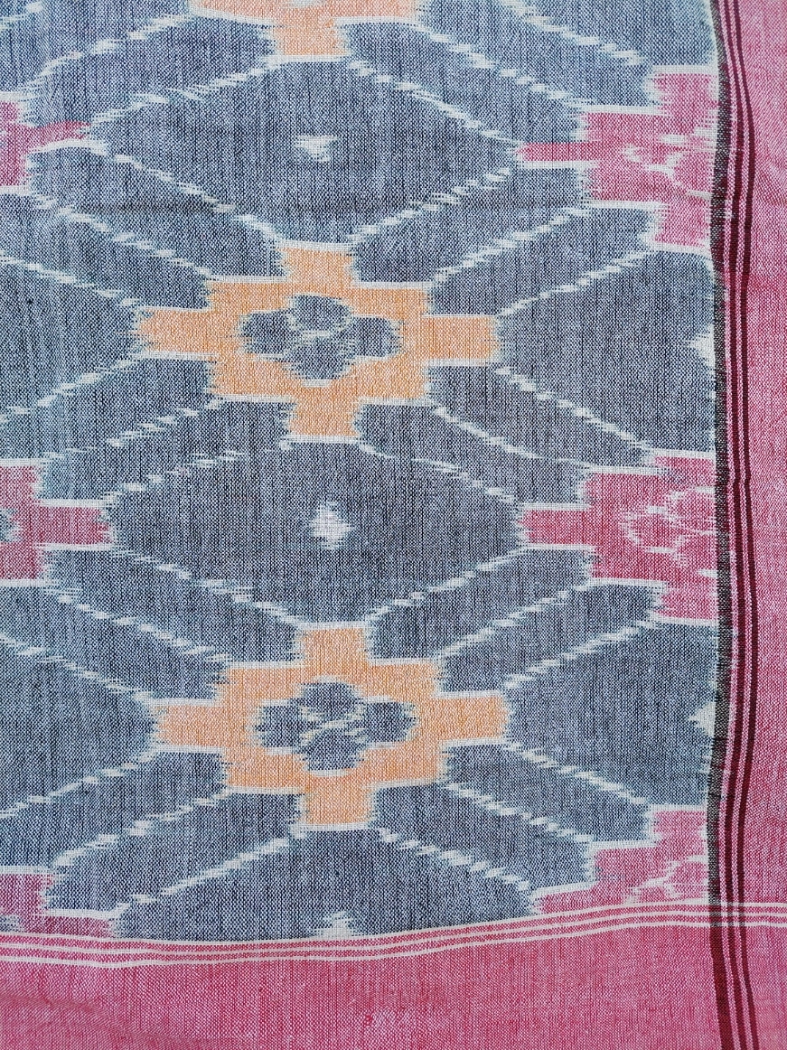 Handvävt Tyg - Ikat - 3